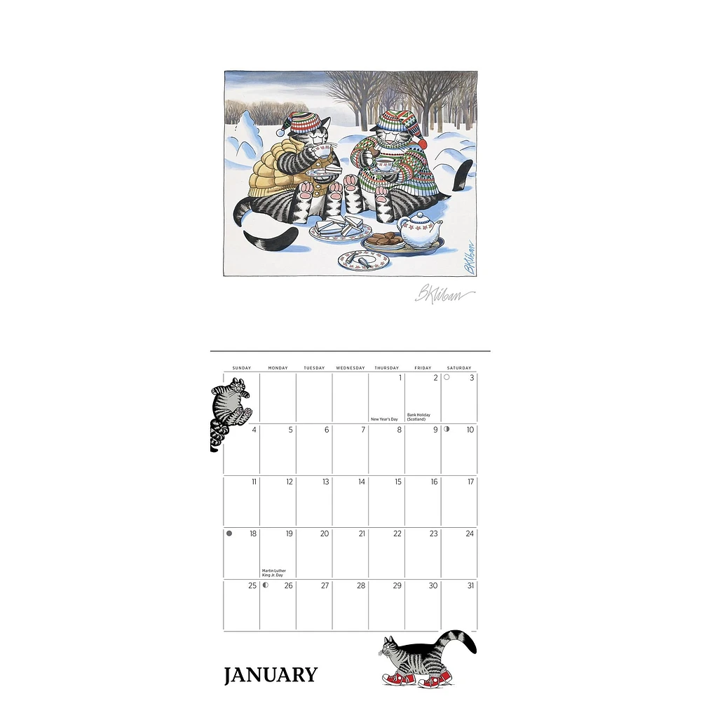 B Kliban Cat 2026 Mini Calendar - Online Exclusive