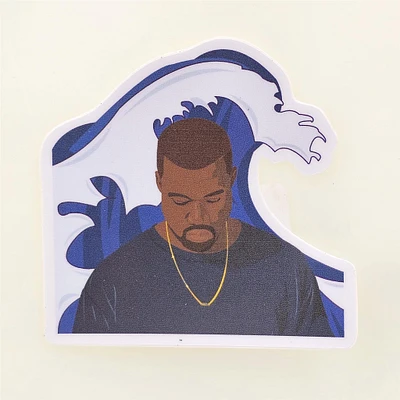 Kanye West Wave Vinyl Sticker - FINAL SALE