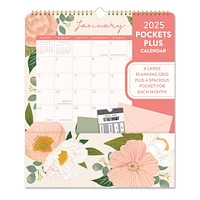 Bella Flora Pockets Plus Wall 2025 Calendar