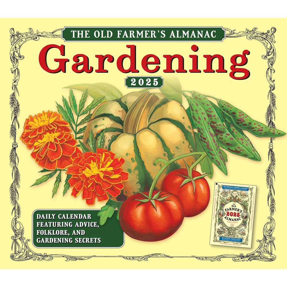 Old Farmers Almanac Gardening Box 2025 Calendar