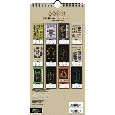 Harry Potter Slim 2025 Calendar