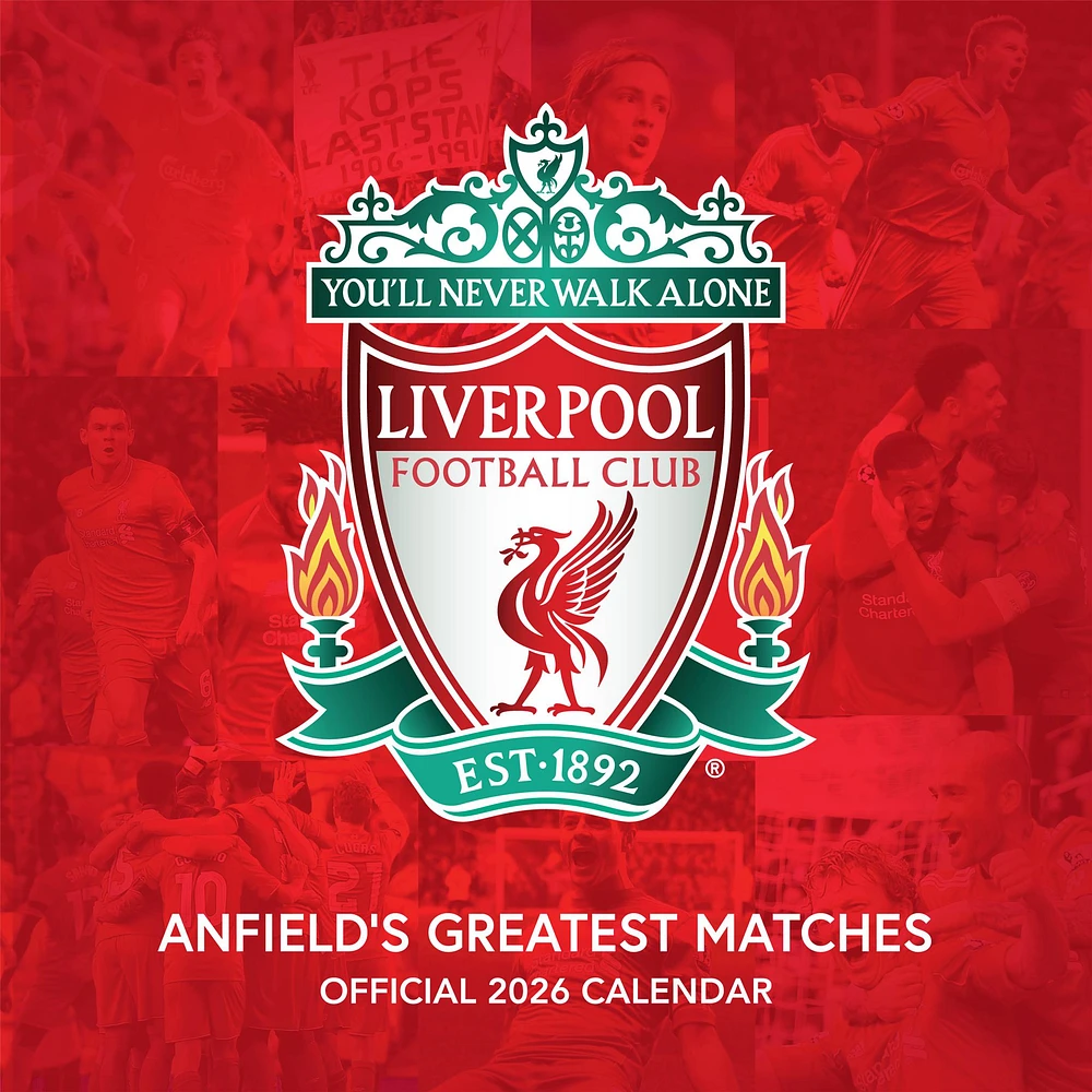 Liverpool 2026 Wall Calendar