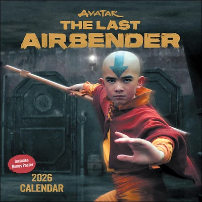 Avatar: The Last Airbender Netflix Series with Poster 2026 Deluxe Wall Calendar - Online Exclusive