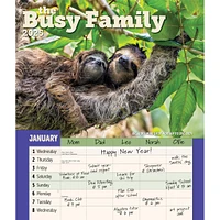 Busy Family Wall 2025 Calendar