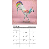 Unicorn Yoga Wall 2025 Calendar