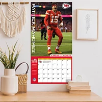 NFL Patrick Mahomes Kansas City Chiefs Wall 2025 Calendar