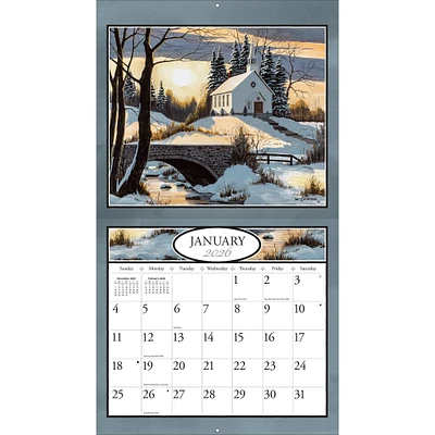 Country Churches 2026 Wall Calendar - Online Exclusive