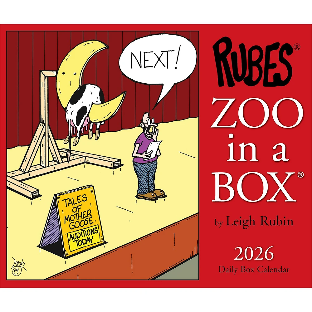 Rubes Zoo In A Box 2026 Box Calendar - Online Exclusive