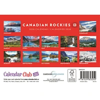 Canadian Rockies 2026 Mini Calendar