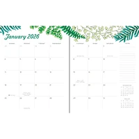 Greenery 2026 Monthly Planner - Calendar - Online Exclusive