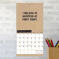 Anti Affirmations And Sarcasm 2026 Mini Calendar - Online Exclusive