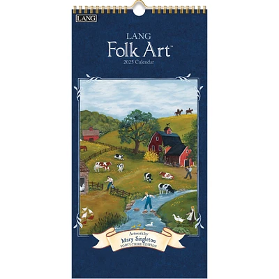 Lang Folk Art Slim 2025 Calendar