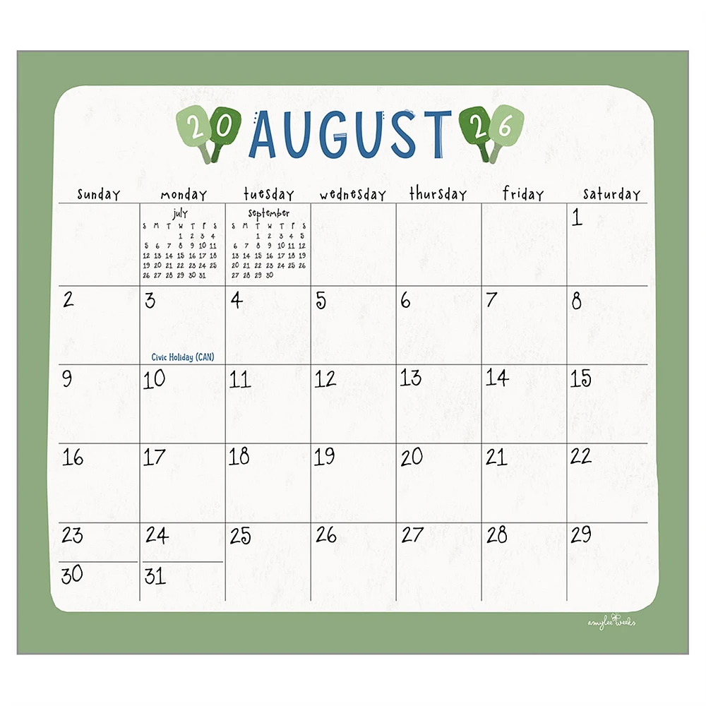 Pickleball 2026 Deluxe Wall Calendar - Online Exclusive