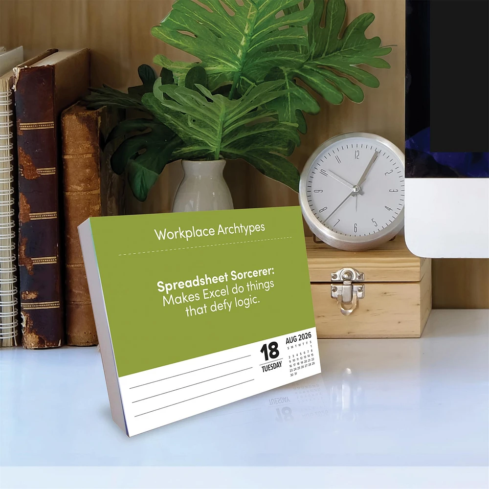 Office Lingo 2026 Box Calendar