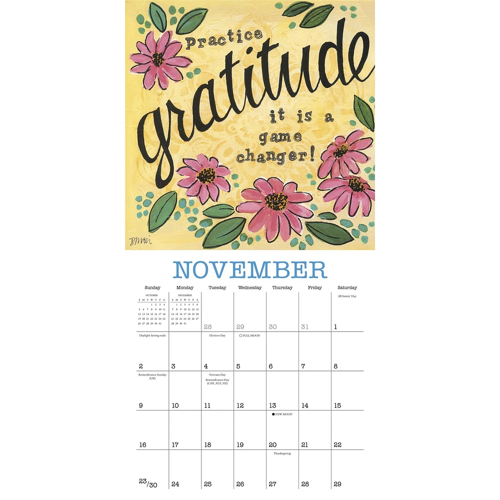 Year Of Hope And Inspiration Mini 2025 Calendar