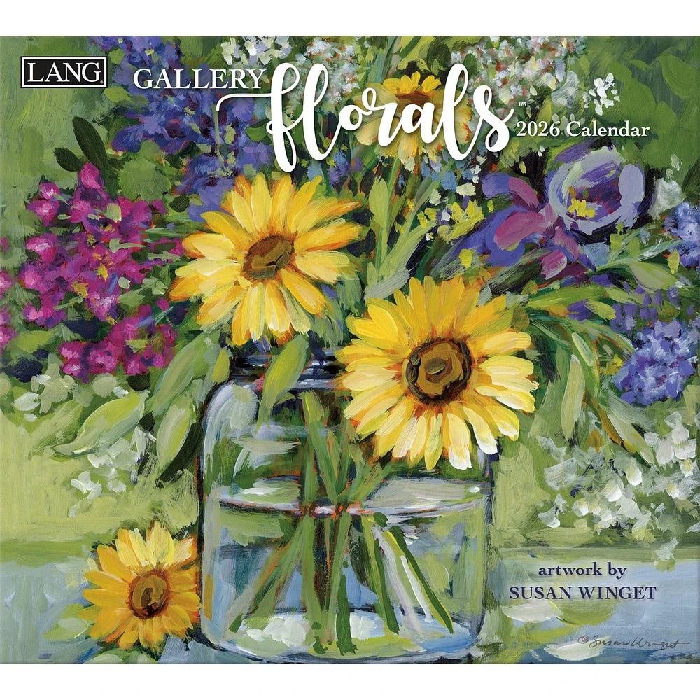 Gallery Florals 2026 Deluxe Wall Calendar - Online Exclusive