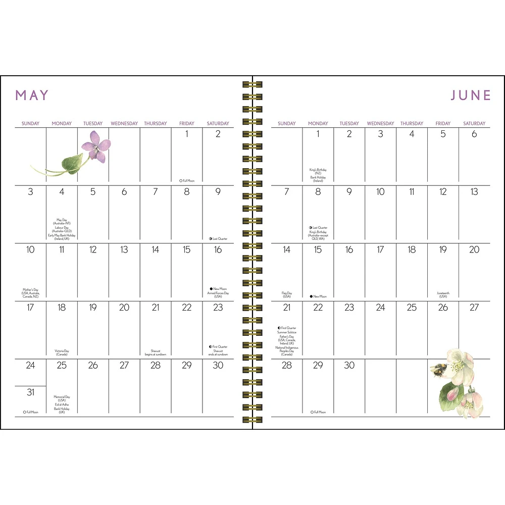 Marjolein Bastin Nature's Inspiration 2026 Engagement Calendar