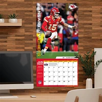 NFL Kansas City Chiefs Wall 2025 Calendar