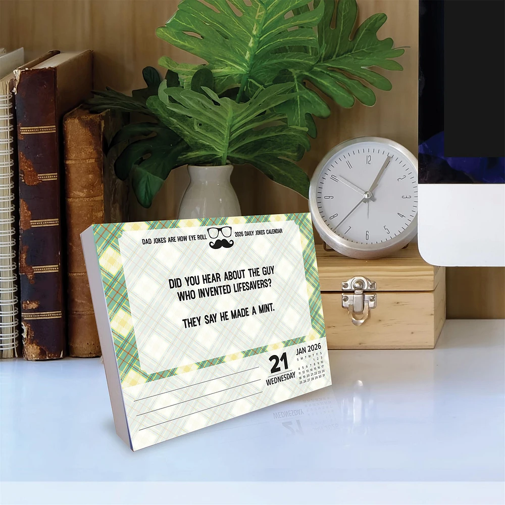 Dad Jokes Are How Eye Roll 2026 Box Calendar - Online Exclusive