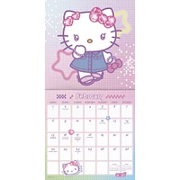 Hello Kitty And Friends Exclusive with Decal 2026 Deluxe Wall Calendar