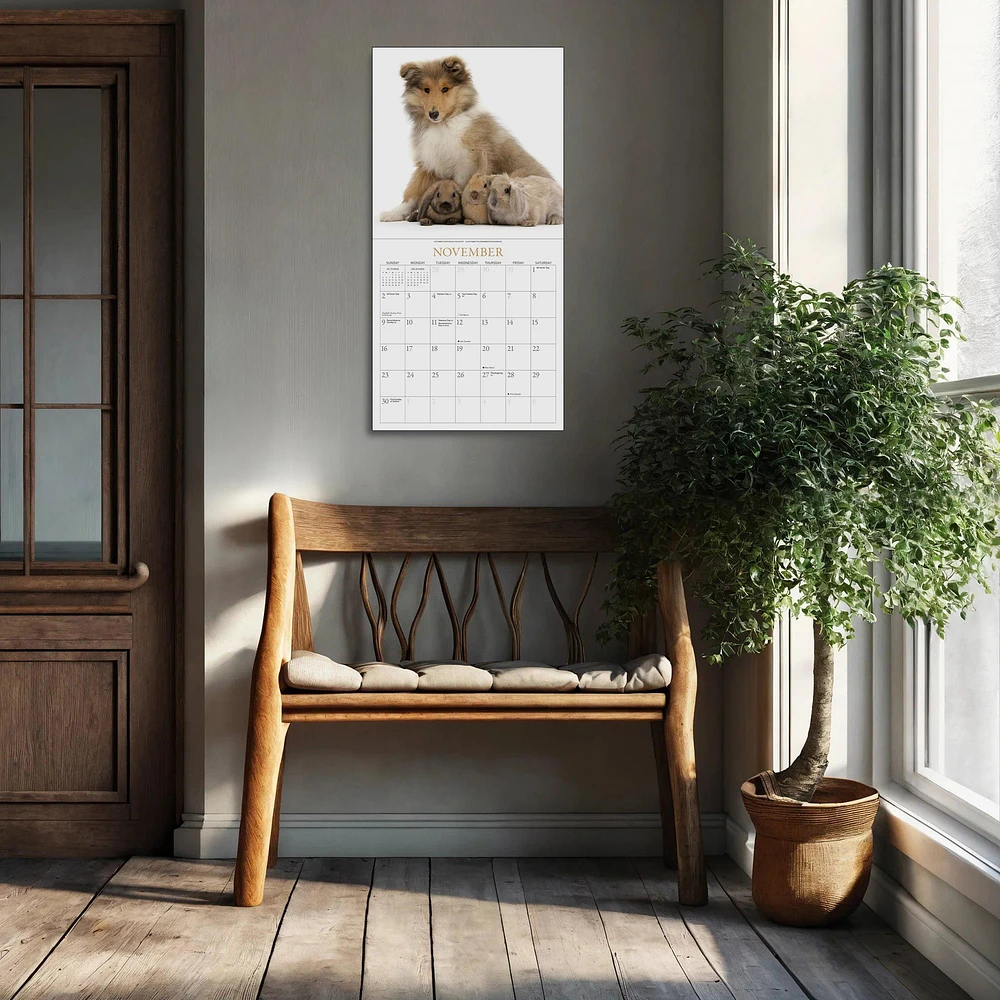 Bunnies And Friends Wall 2025 Calendar