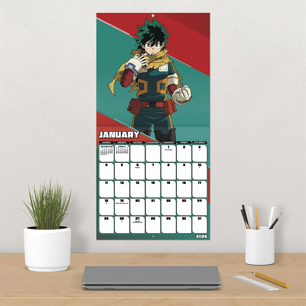 My Hero Academia 2026 Wall Calendar - Online Exclusive
