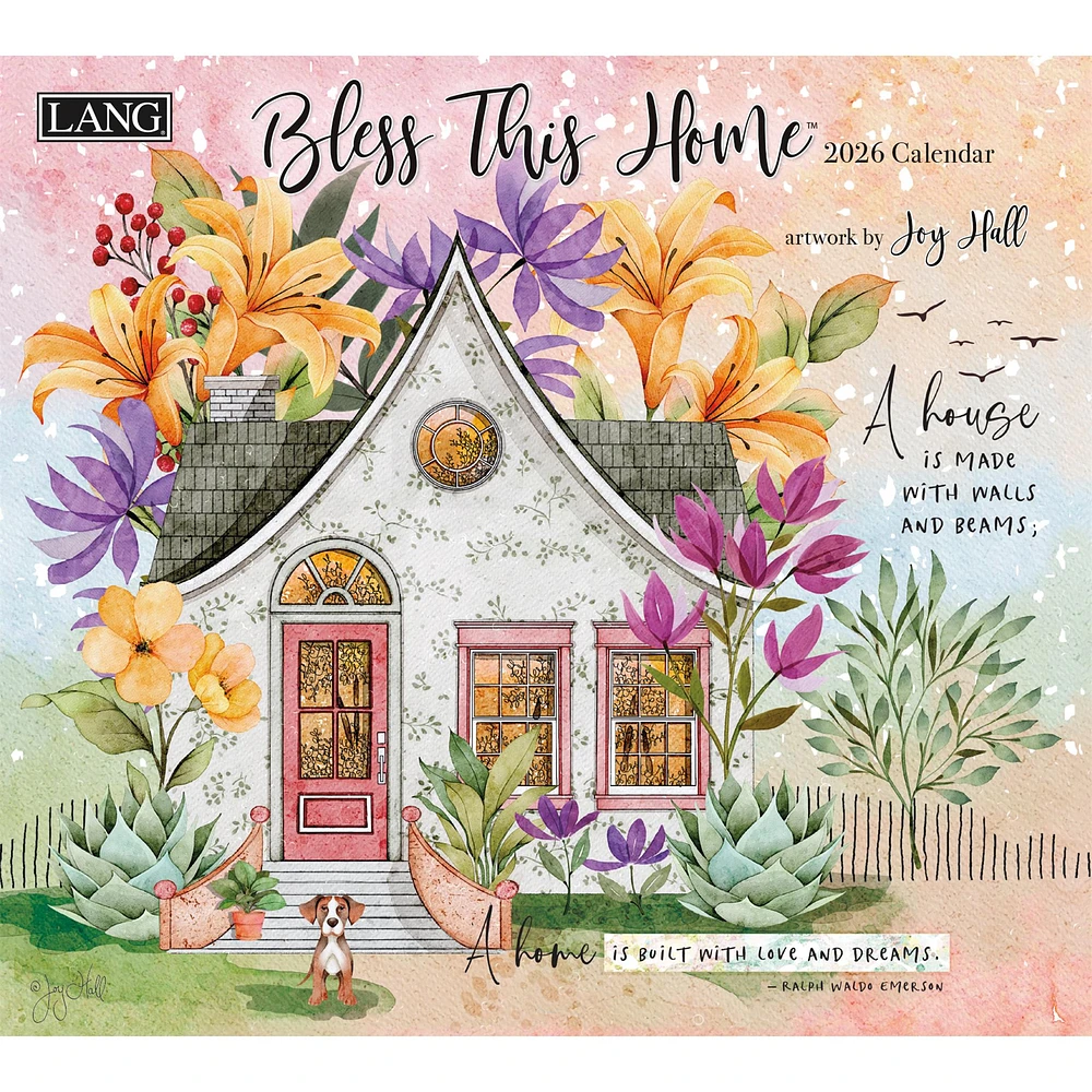 Bless This Home 2026 Deluxe Wall Calendar - Online Exclusive