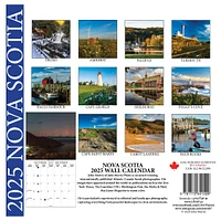 Nova Scotia Wall 2025 Calendar