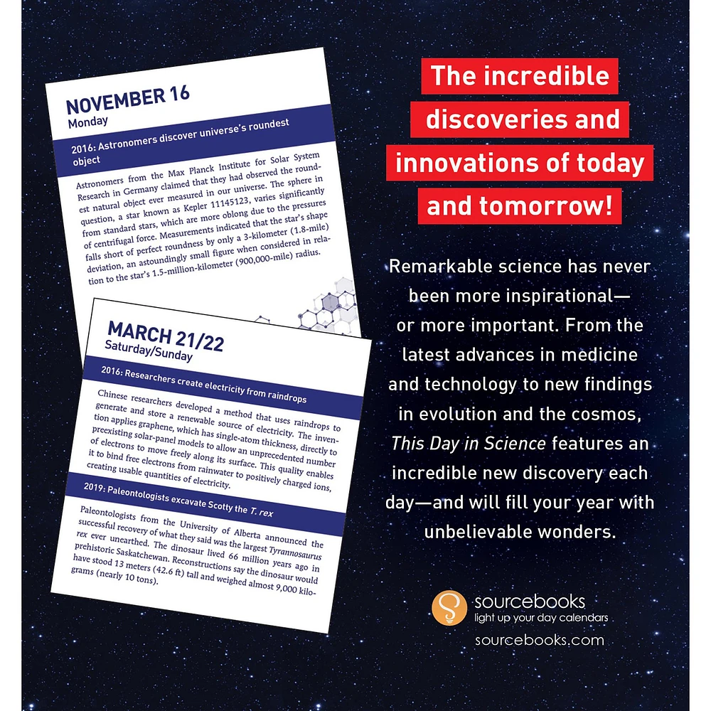 This Day In Science 2026 Box Calendar