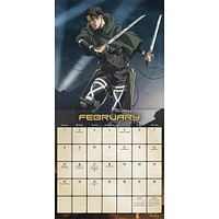 Attack On Titan 2026 Wall Calendar