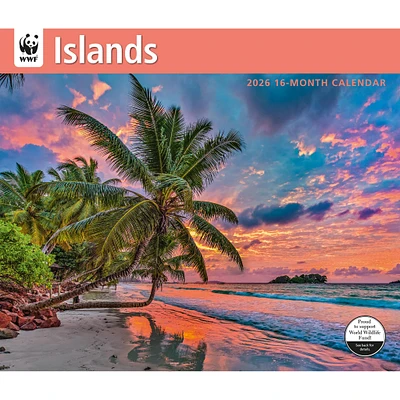 World Wildlife Fund Islands 2026 Wall Calendar