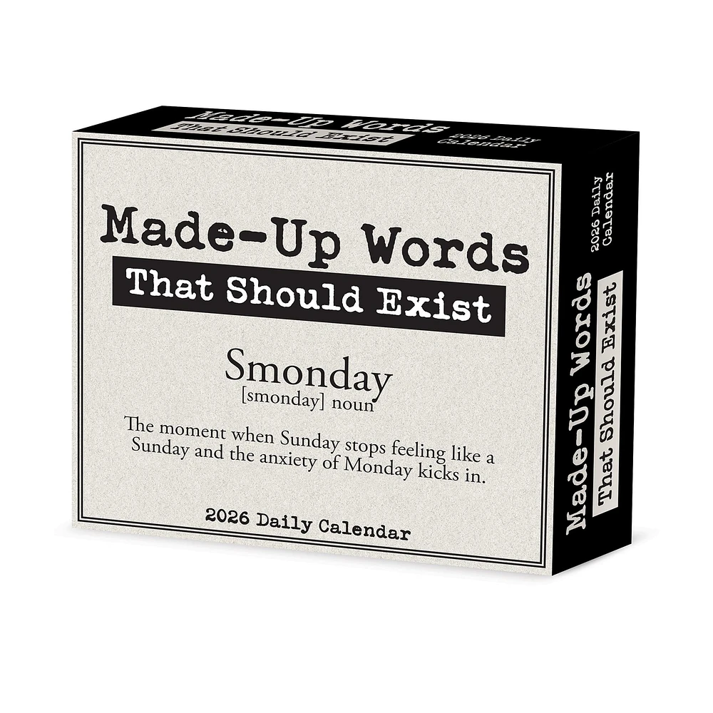 Made Up Words That Should Exist 2026 Box Calendar