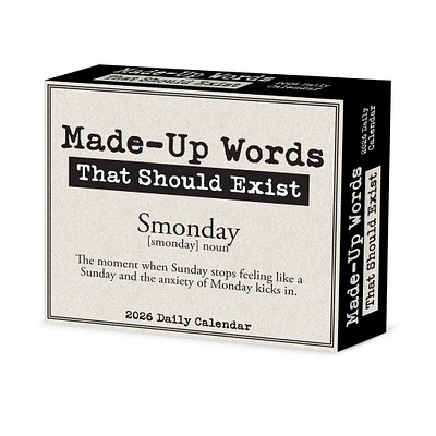 Made Up Words That Should Exist 2026 Box Calendar