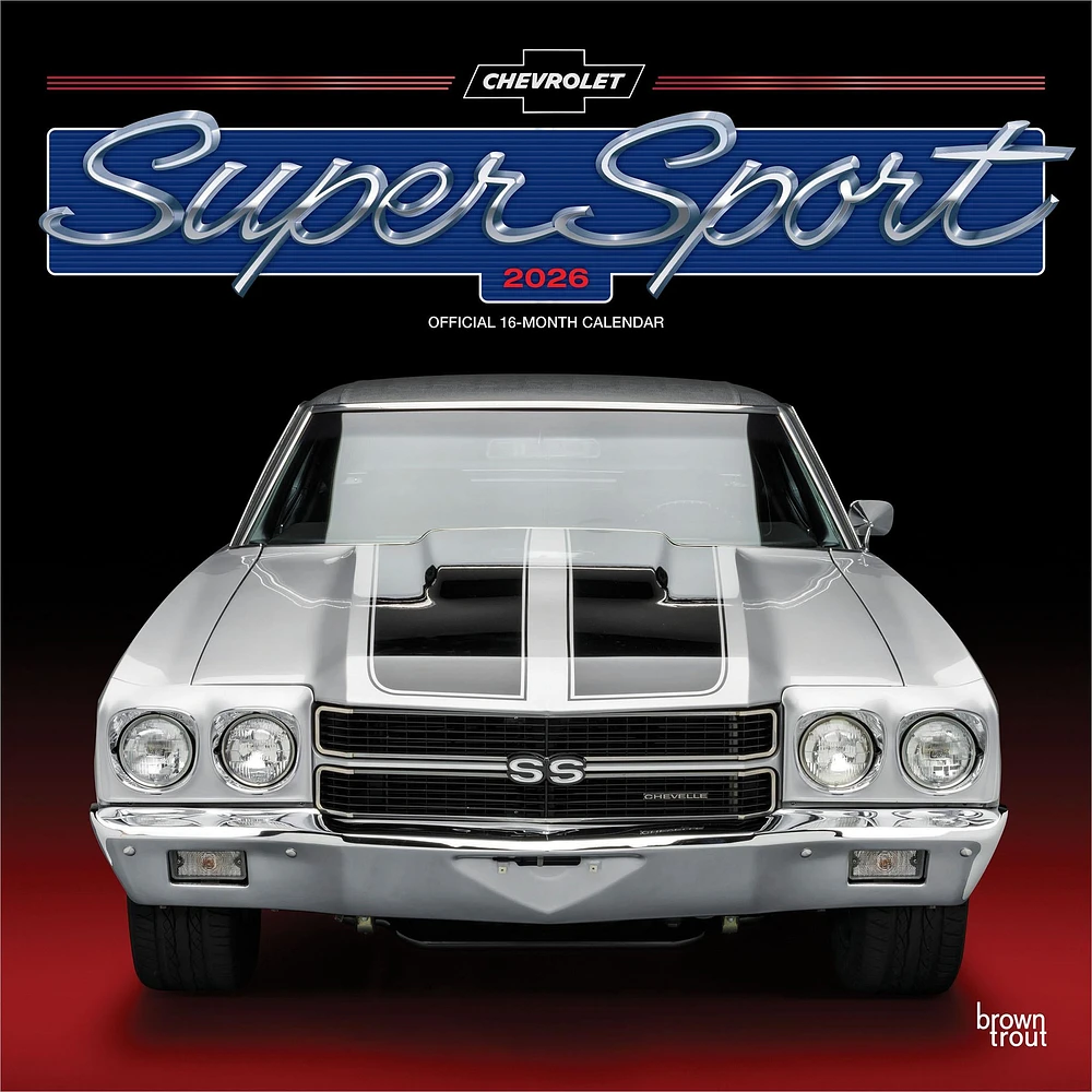 Chevy Super Sport 2026 Wall Calendar - Online Exclusive