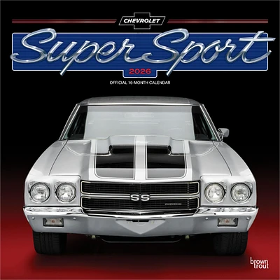 Chevy Super Sport 2026 Wall Calendar - Online Exclusive