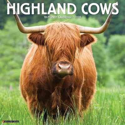 Highland Cows 2026 Wall Calendar - Online Exclusive