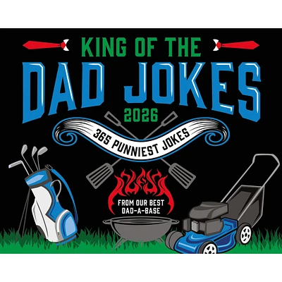 King Of The Dad Jokes 2026 Box Calendar