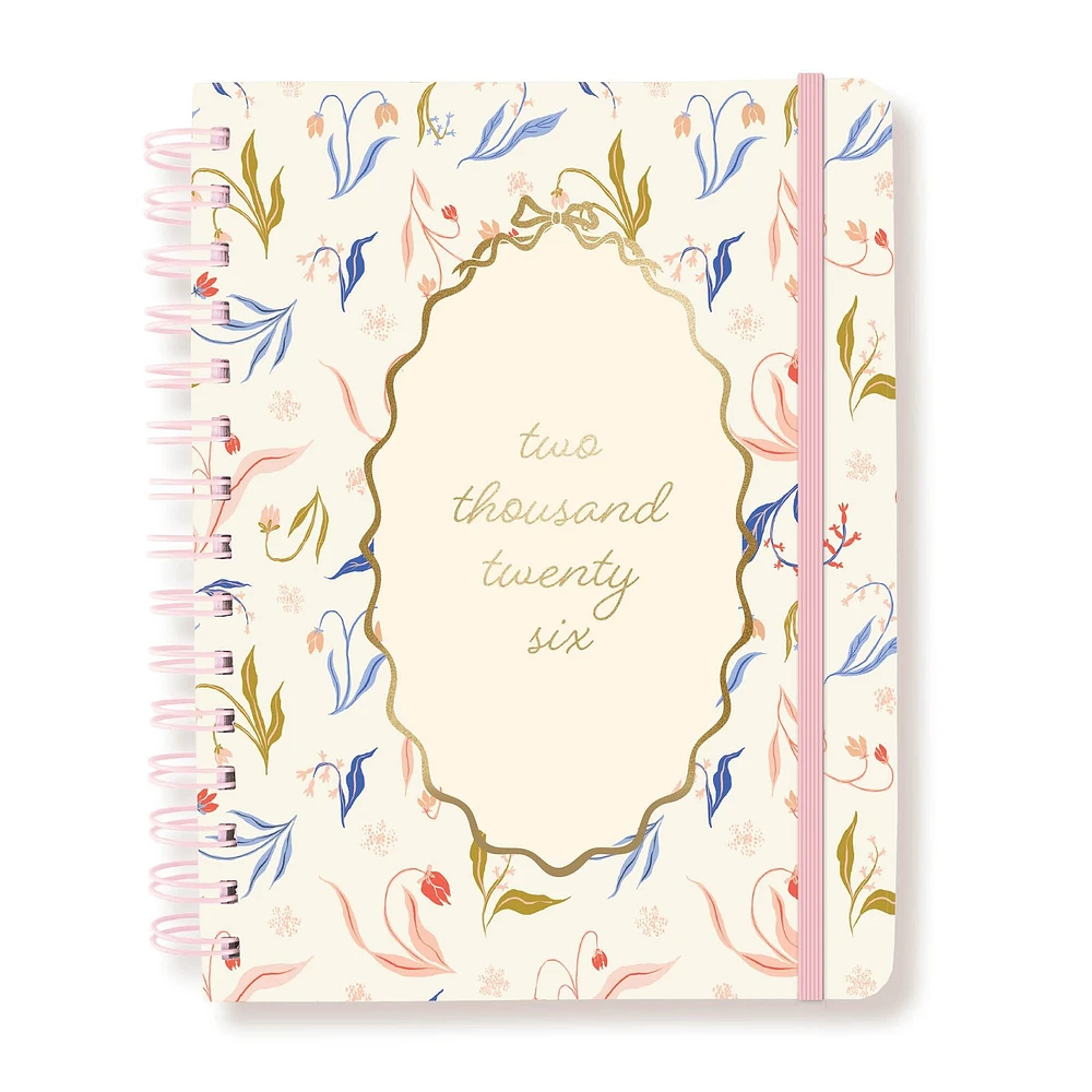 Farmhouse Floral 2025-2026 Engagement Calendar