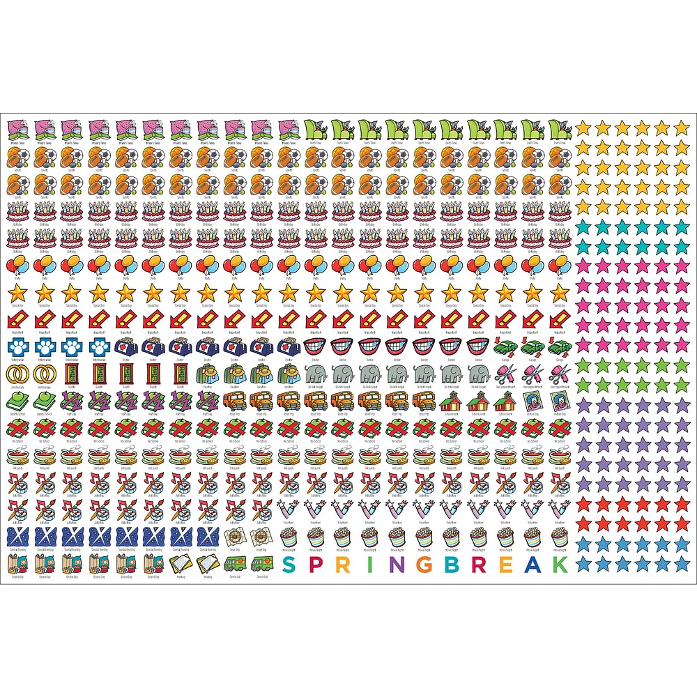 Fridge Calendar 2025-2026 Wall Calendar