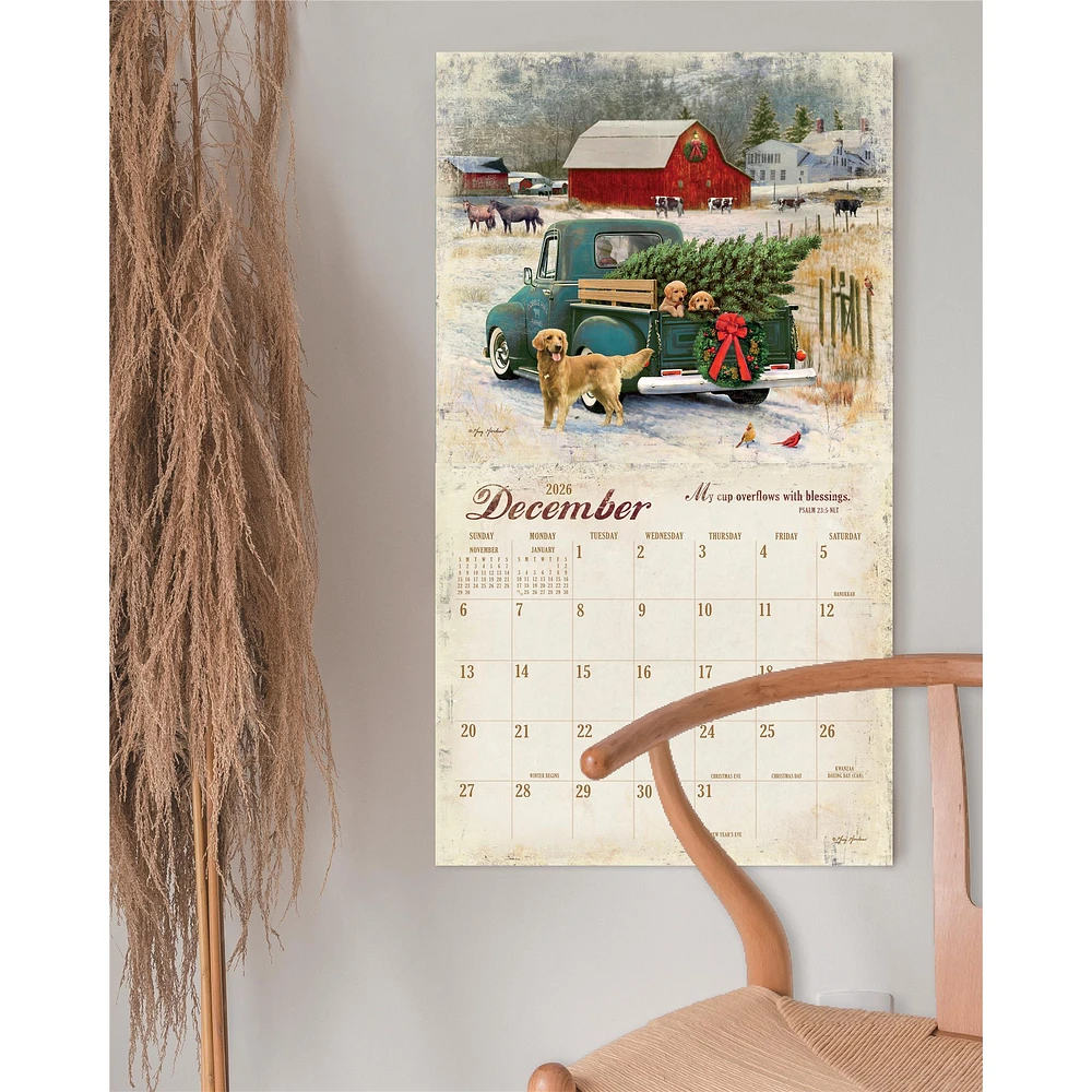 Heartland Blessings 2026 Deluxe Wall Calendar - Online Exclusive