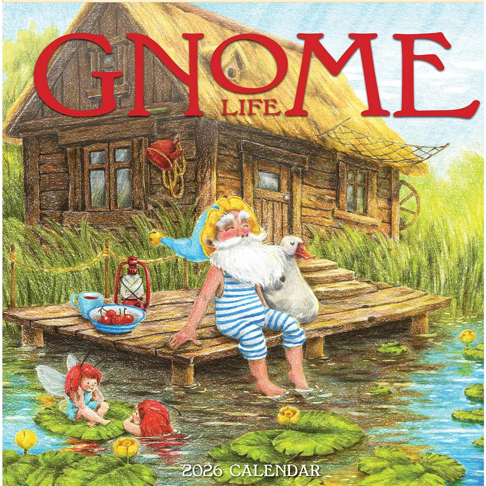 Gnome Life 2026 Wall Calendar - Online Exclusive