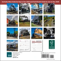 Steam Trains 2026 Mini Calendar