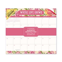 Where Love Grows Magnetic Pad Mini Exclusive 2025 Calendar