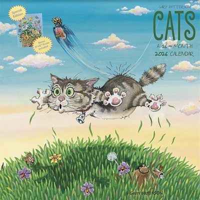 Cats Gary Patterson Exclusive with Print 2026 Deluxe Wall Calendar