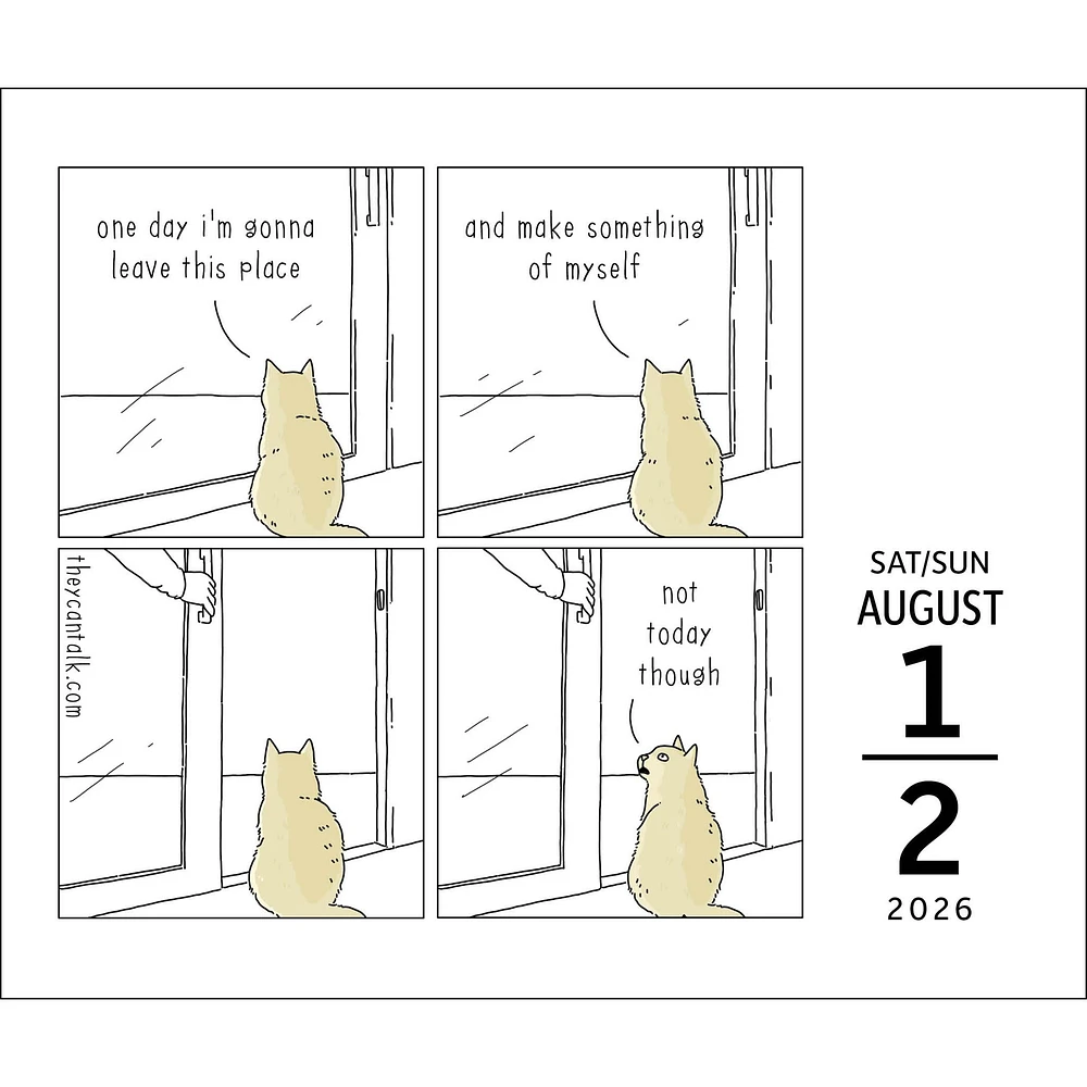 They Can Talk Comics 2026 Box Calendar