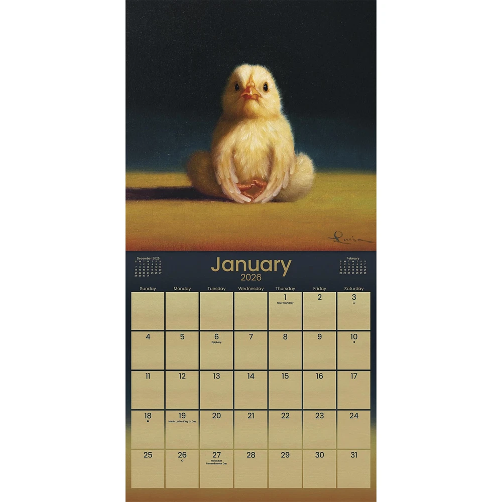 Yoga Chicks 2026 Wall Calendar