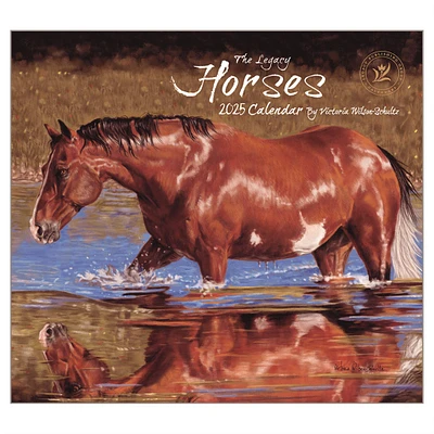 Horses Wall 2025 Calendar