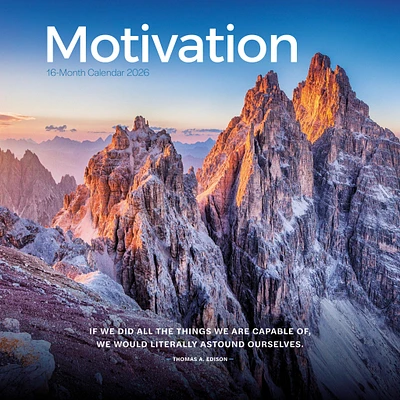 Motivation 2026 Wall Calendar