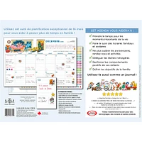 Agenda Familial Wall 2025 Calendar (French)