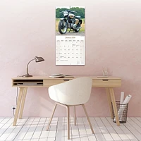 Classic British Bikes 2026 Wall Calendar